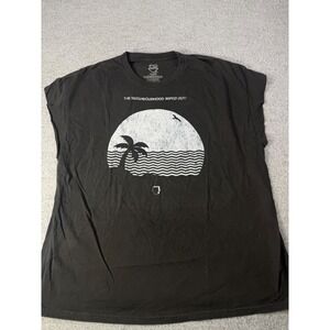 The Neighbourhood Wiped Out Album Graphic T-Shirt Black Cut Off Sleeveless XL